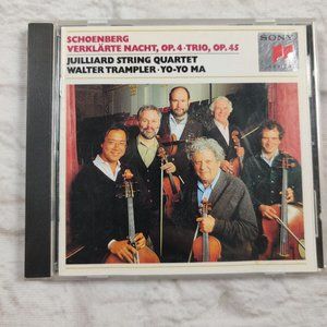 Schoenberg Verklarte Nacht OP.4 Trio OP 45 Juilliard String Quartet Walter CD
